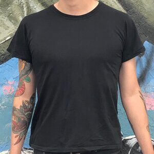 20-Pack USA Made Supima Cotton T-Shirts (Black) | Premium Blanks | Choose Sizes